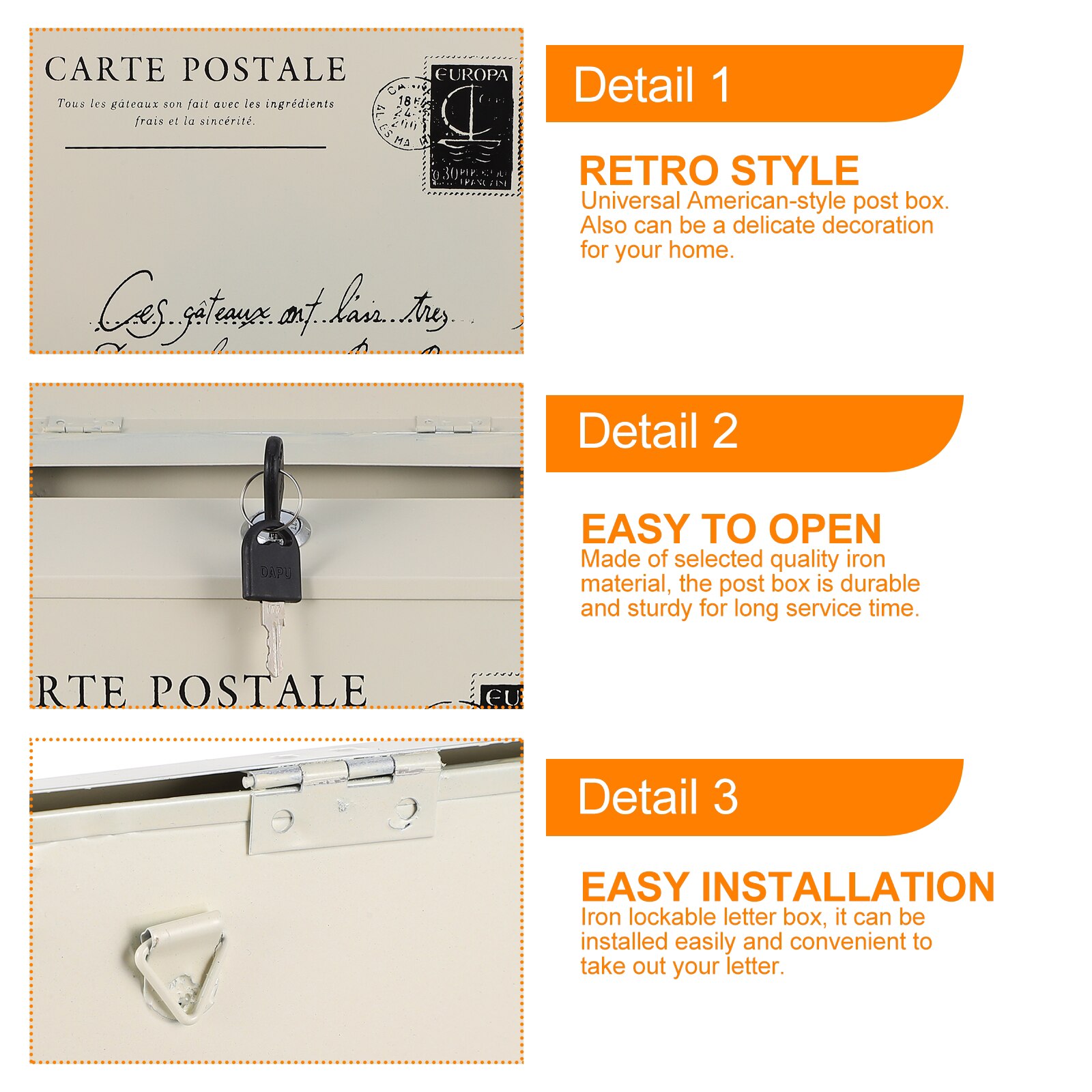 1 Pc Mailbox Suggestion Box Letter Box Complaint Box For Newspaper Office Garden