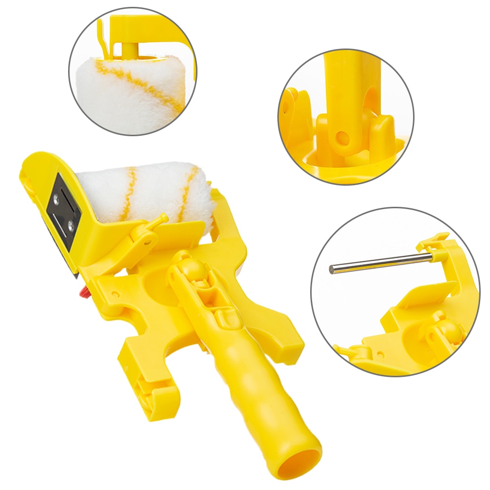 Clean-Cut Paint Edger Roller Brush Safe Tool Portable For Home Wall Ceilings