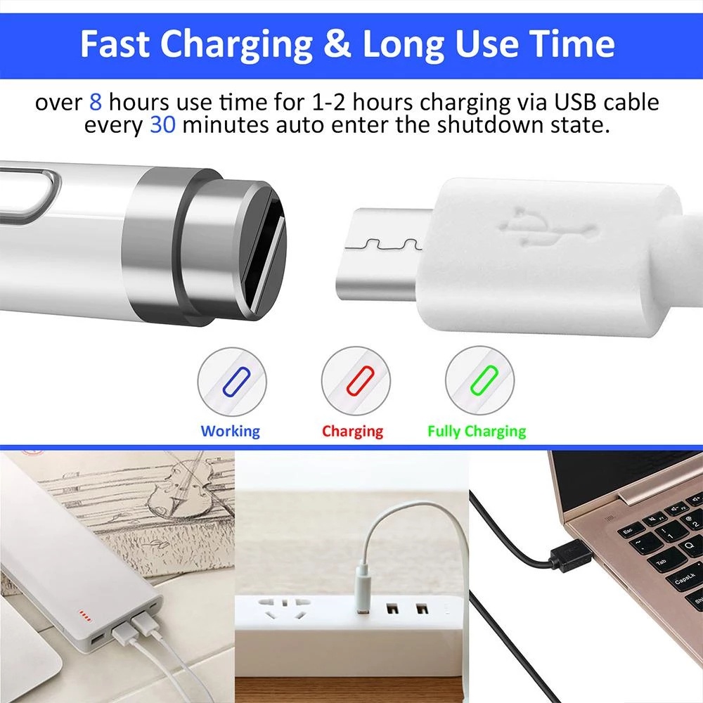 Rechargeable Active Stylus Pen Smart Touch Screen Pencil For Lenovo Tab P11 Pro P11 Plus Tab 12 Pro M10 HD 2nd Plus K10 M8 HD M7