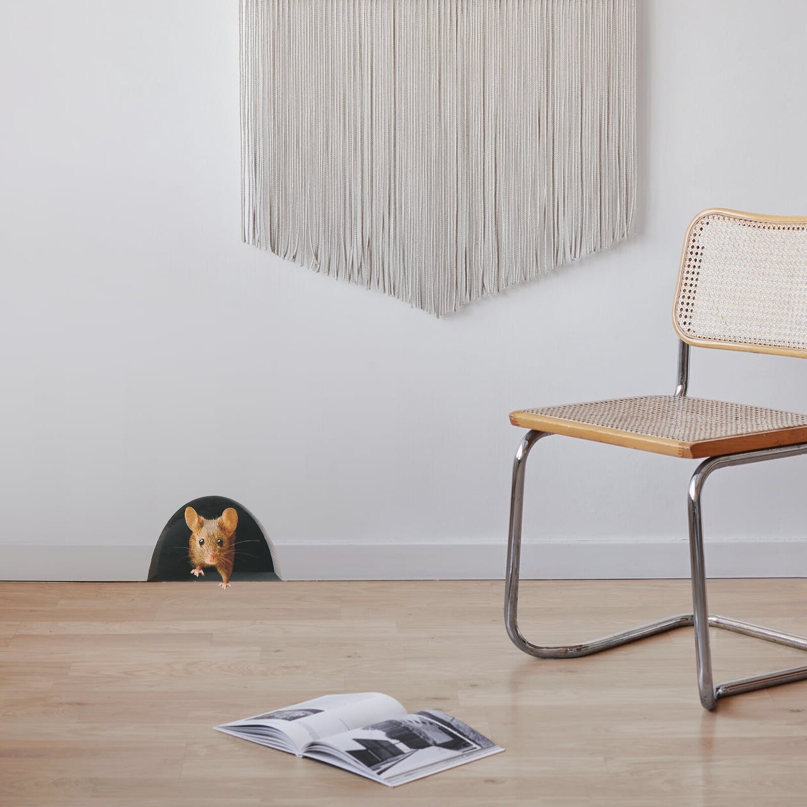 30Pcs Hole Wall Art Sticker Animal Decal Hole Background Decal