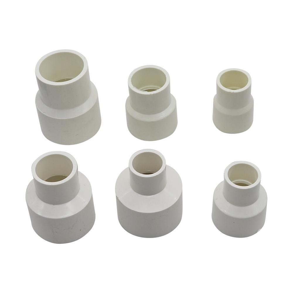 25 a 20mm 40a 32mm 40/32 a 20/25mm conectores reductor directo de PVC adaptador reductor de tubería accesorios de tubería de agua de riego 1 pieza