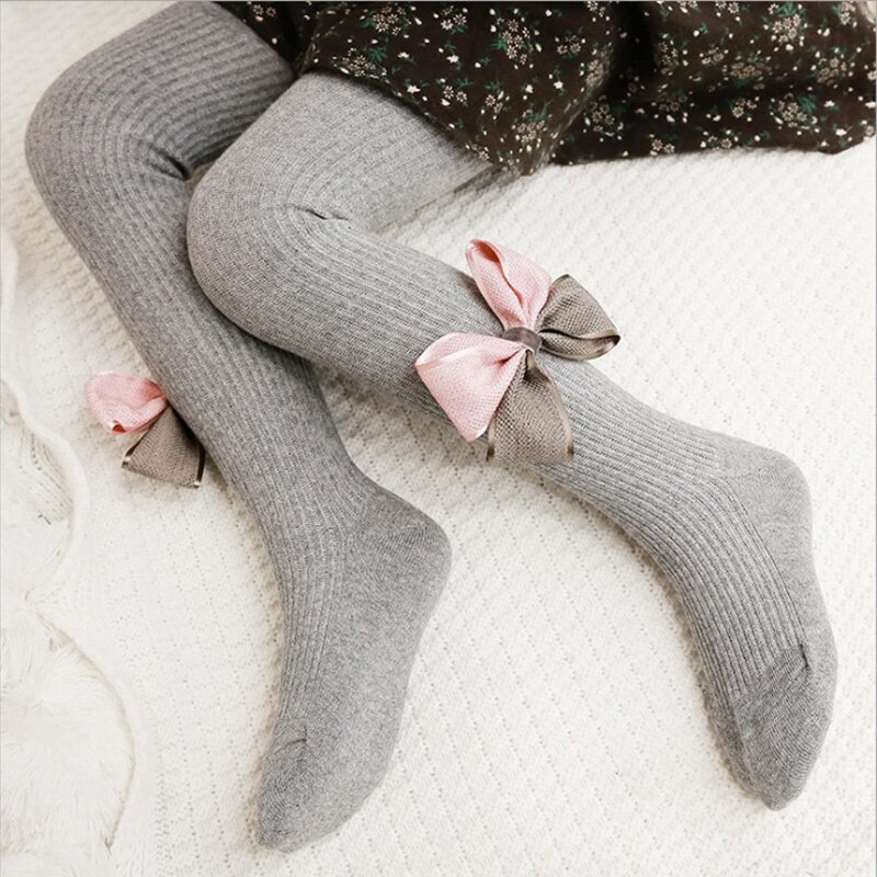 Filles bébé bande dessinée nœuds collants bébé fille collants coton enfants patchwork bas enfants vêtements