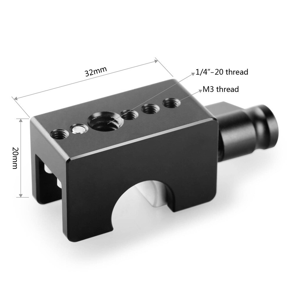 SmallRig QR Rail Clamp 12mm Rod Clamp For DSLR Camera Cage 12mm Rod- 1403