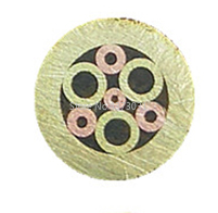 Remaches de pasador de mosaico de 6mm para tornillo de mango de cuchillo, remaches de mosaicos de latón, tubo de acero para uñas, más , estilo exquisito, longitud de 90mm: Negro