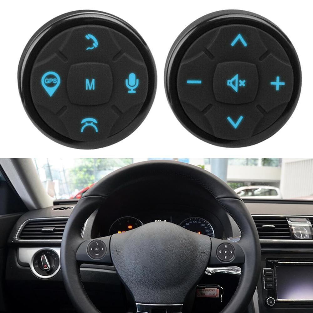 Universal Car steering wheel remote control Controller Music DVD Key Control Navigation 10 Buttons Remote GPS Radio Wireles K4H6