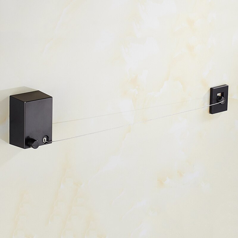 Retractable Indoor Clothes Wall Hanger Magic Drying Rack Balcony Bathroom Invisible Clothesline FBS889