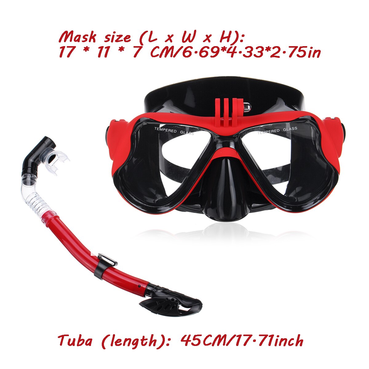 Populaire Sgodde Professionele Onderwater Camera Duikbril Duik Snorkel Zwembril Voor Gopro Sport Camera Strap