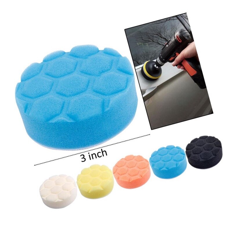 31 Teile/satz Polieren Pad Für Auto Polierer 3 Zoll Polieren Kreis Polieren Pad Tool Kit Für Auto Polierer