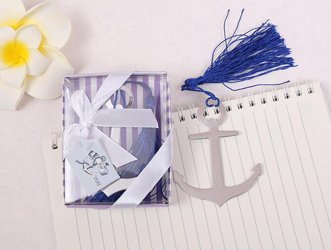 Party Souvenir navigation Theme Book Lovers Collection Anchor Bookmark Wedding Return for Guest