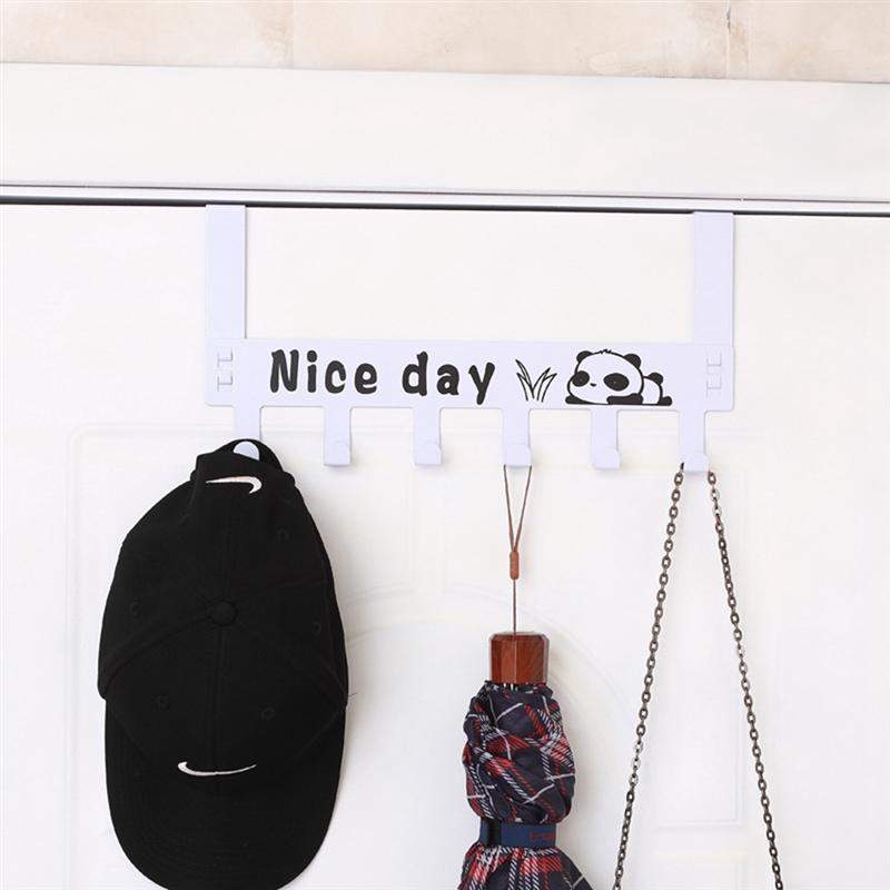 Ounona over de deurhaak kapstokhaak deuropbergrek met 6 haken houder thuisorganizer voor handdoektashaken