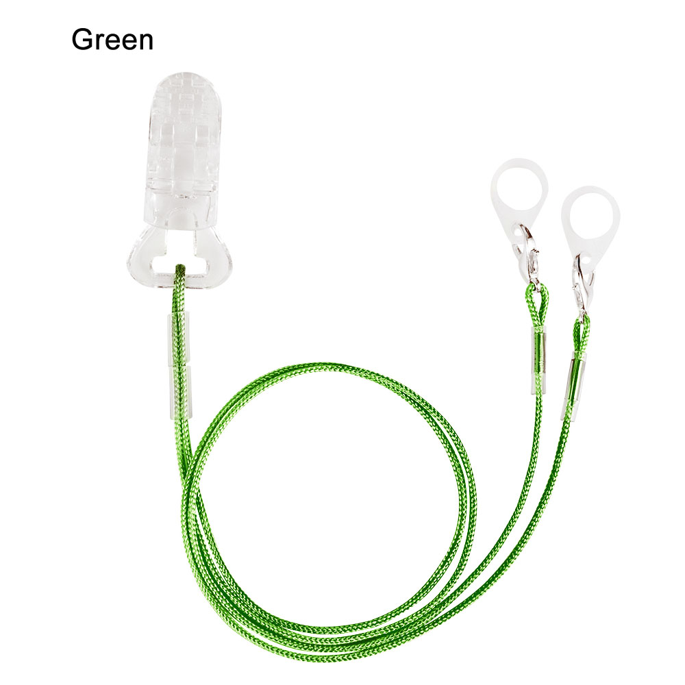 Clip BTE, cordón Bilateral para audífonos, Clip Protector para audífonos, Clip para adultos y niños: Green