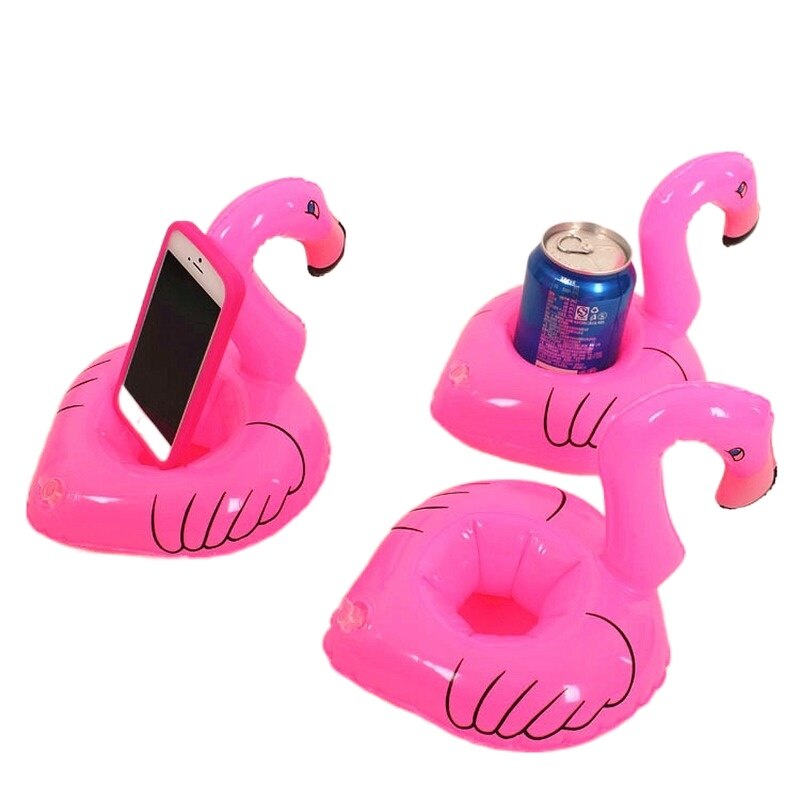 Pvc Opblaasbare Flamingo Palm Coconut Tree Zwembad Float Bekerhouder Bathing Beach Party Kids Bad Toy