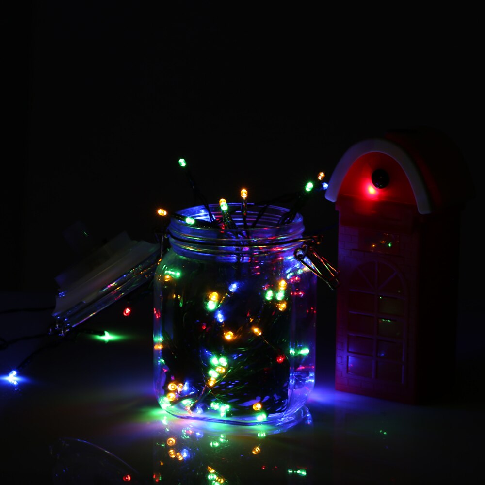 Zoutwater 200 led-lichtsnoer met zout water, zeewater rgb-energiebesparend voor feest, festival, tuin, binnen- en buitendecoraties