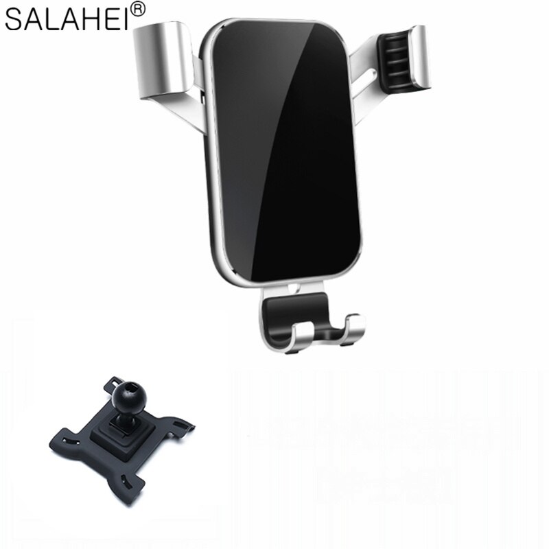 Mobiele Telefoon Houder Voor Mercedes Benz Gle Gls Dashboard Mount Gps Phone Holder Clip Clamp Stand In Auto Interieur accessoires: silver