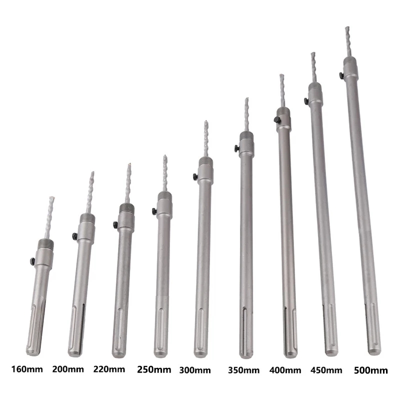 SDS MAX Concrete Wall Hole Saw Drill Bit Set Electric Hollow Core Drill Bit Cement Stone Brick Wall Air Conditioner Hole Opener