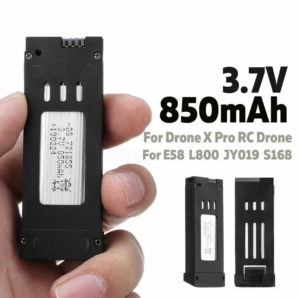 3.7V 850mAh For Drone X PRO/ E58/ L800/ JY019/ S16... Grandado