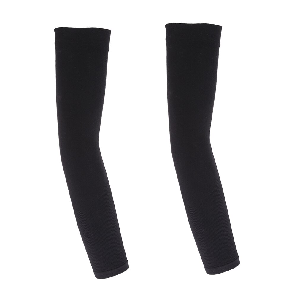 Copertura del braccio di guida per arrampicata da pesca 1 paio Anti UV basket da corsa gomito da corsa maniche elastiche per braccio da ciclismo all'aperto: Black