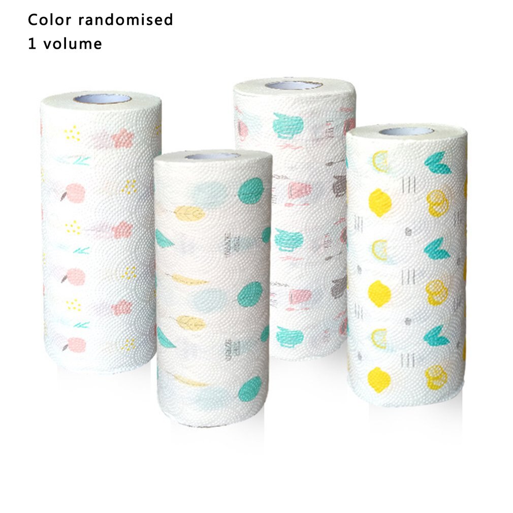 Kitchen household roll paper wood pulp practical roll paper tissue paper oil-absorbing paper practical