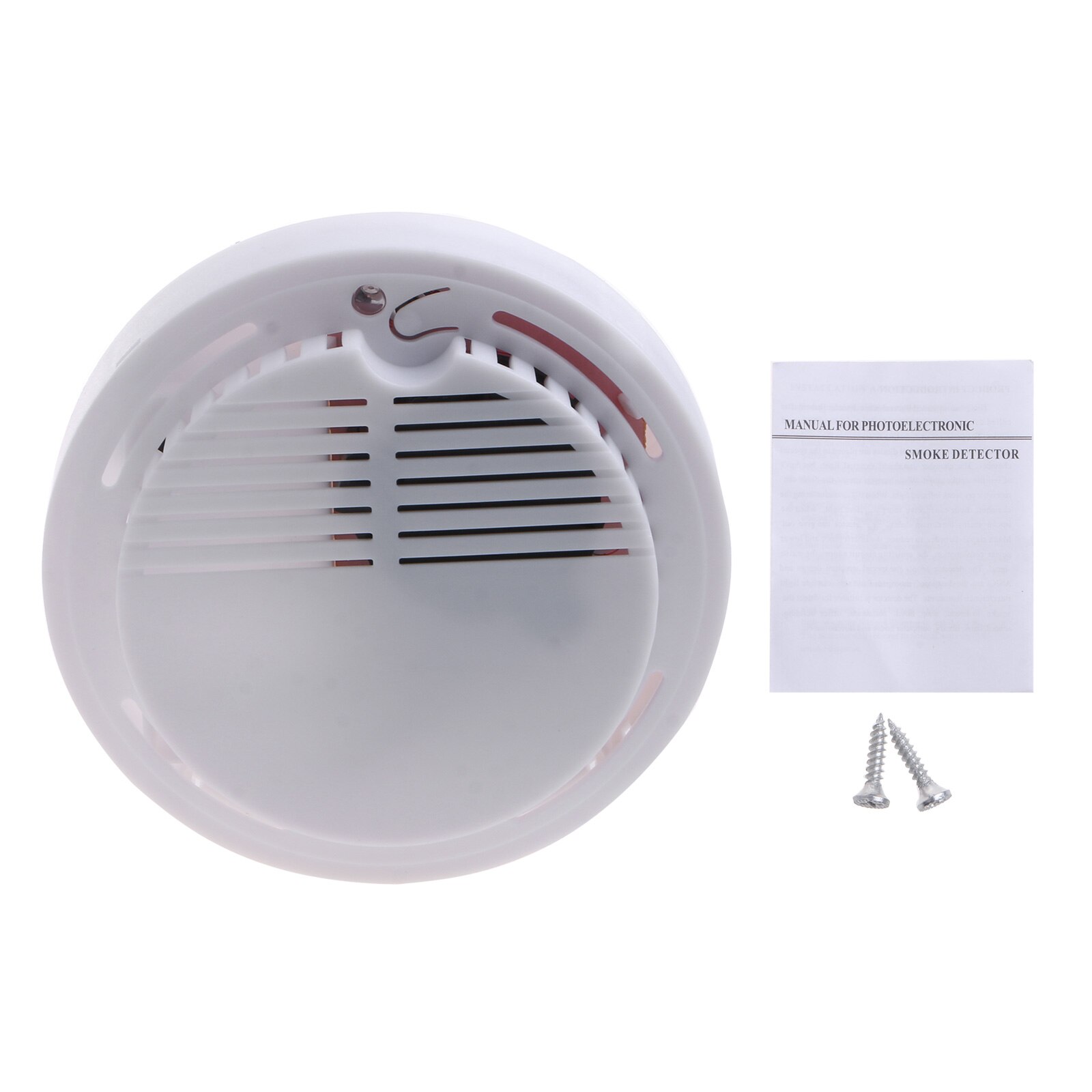 Smoke Alarm Fire Alarm Smoke Detector with LED Indicator Quick Response Alarm