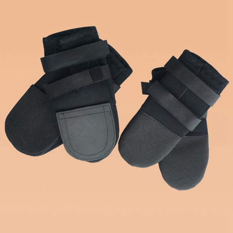 Chaussures d'hiver pour chien antiglisse 2 pièces/lot | Protection chaude et respirante pour animaux de compagnie chiens, facile à porter