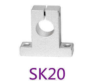 vertical support fixed base optical axis bracket SK16/SK20/SK25(10 pieces per package): Orange