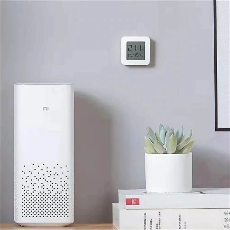 Xiaomi Temperature and Humidity Monitor 2 Mi Home App Control Air-Conditioning Fan Humidifier Smart Indoor Monitor Bluetooth