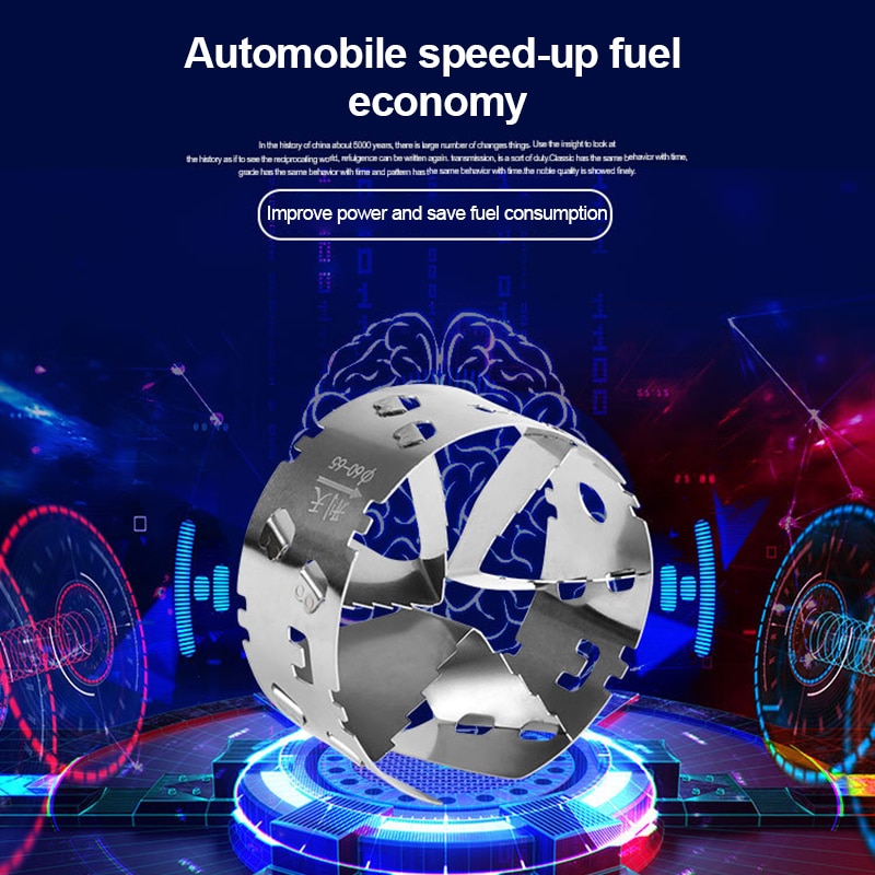 Universal- Auto Fahrzeug Turbolader Turbo Kompressor Treibstoff sparen Fan mit Gummi Abdeckungen Motoren Komponenten