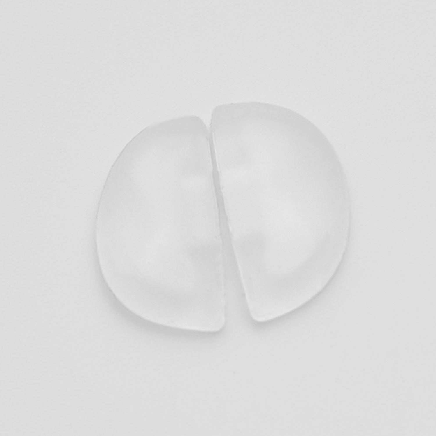 Nowy przyjazd 1 para antypoślizgowe silikonowe noski robić okularów oprawki robić okularów Stick na nos Podkładka akcesoria robić okularów: biały