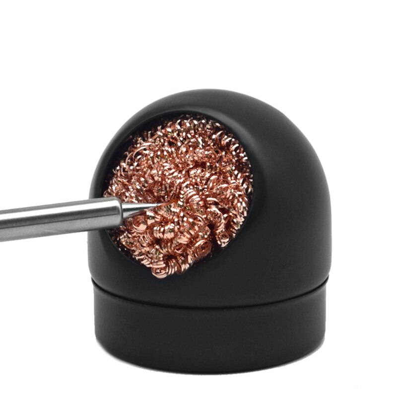 Soldering Tip Cleaner Solder Tip Cleaning Wire and Holder Soft Brass Tip Cleaner Kit for Cleaning Soldering Irons Tips