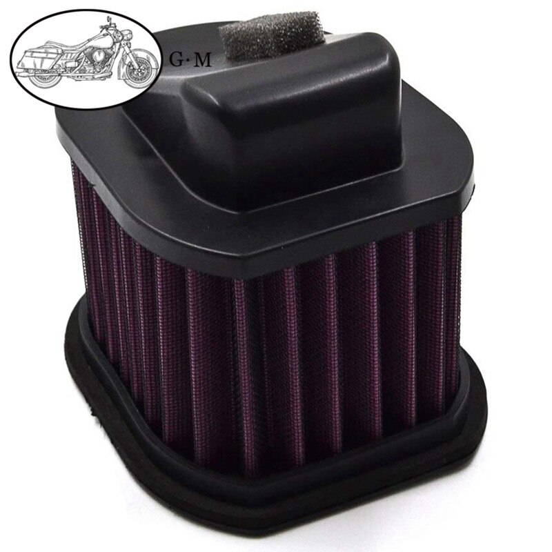 Filtro de ar lavável para motocicleta de kawasaki., modelos z1000, z750, z750r, 2010-z750s, 2016-2018, z800, 2010-2019.