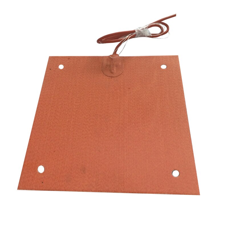 Calentador de silicona adhesivo para impresora 3D, Termistor NTC 750 K 3M, 220 W, 100 V, 300x300mm