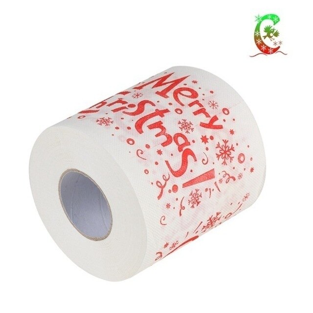 Kerst Patroon Serie Roll Papier Kerst Decoraties Prints Leuke Wc Papier Kerst Decoraties Voor Thuis: C-25M