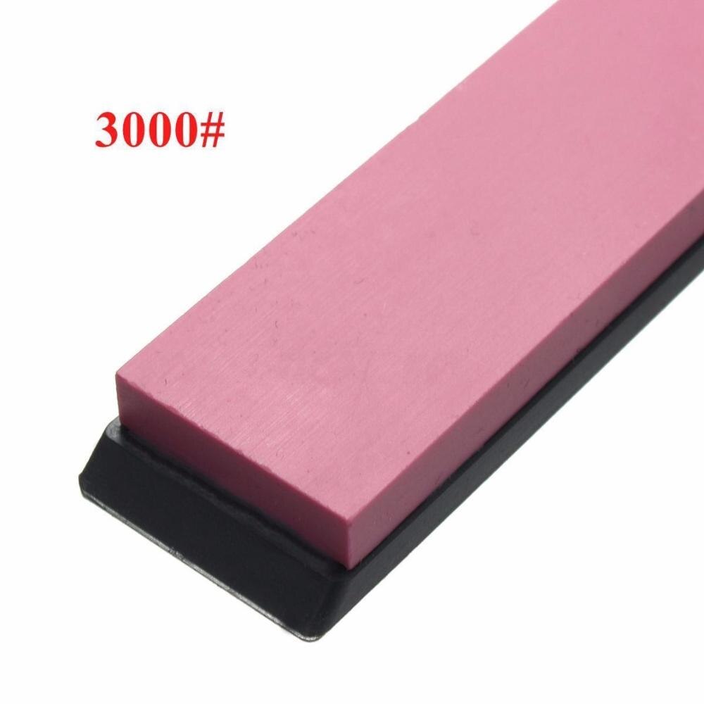 Afilador de grano fino 5000/3000/1000, piedra Natural, doble piedra, 150x20x5mm, herramienta Afiladora para cocina, 1 ud.: 3000 Pink