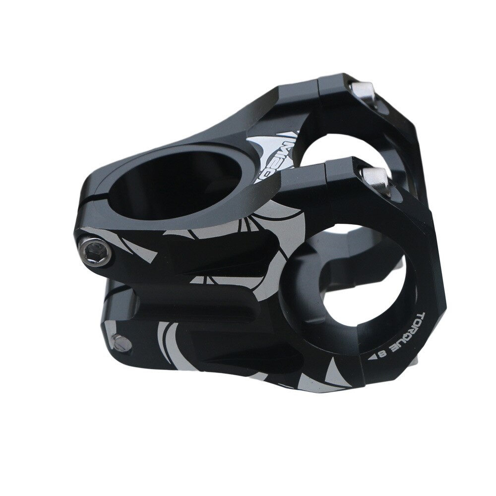 Mountain Bike Hollow Stem Aluminum Hollow Stem Fitting 31.8mm Road Bike Speed Short Stem Folding Bike Stem Bike Fork Stem: black