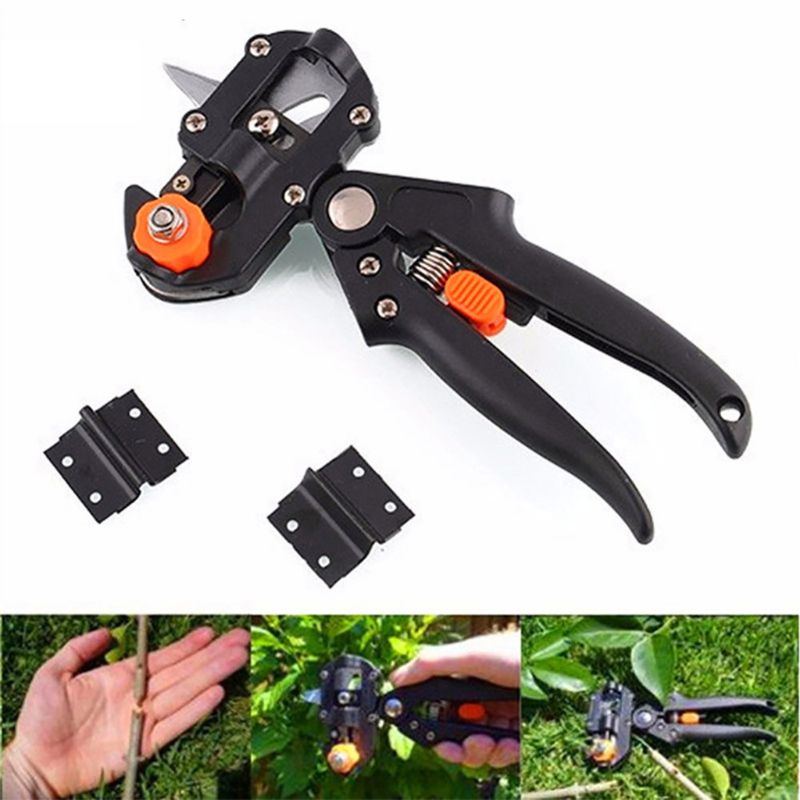 Máquina portátil multifunción para injertos de árboles frutales, plántulas de jardín con follaje, tijeras elegantes, juego de herramientas de corte