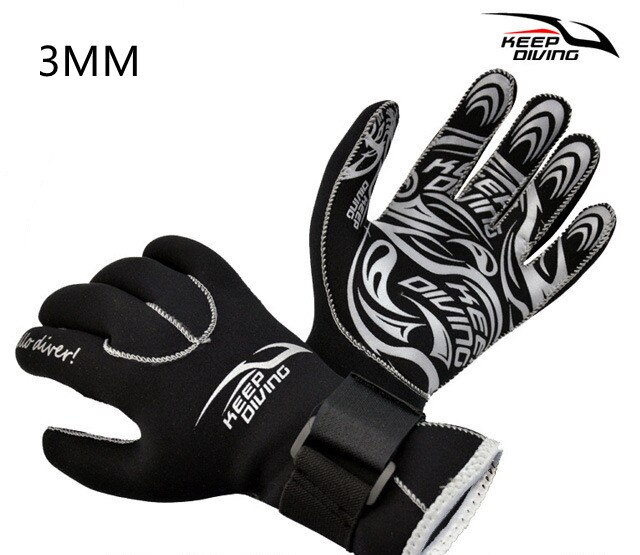 Guantes de neopreno de 3MM para buceo, equipo de esnórquel, antiarañazos, mantiene el calor, Material de traje de buceo, pesca submarina, para invierno
