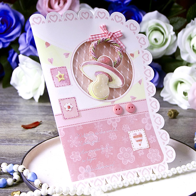 Tarjeta de cumpleaños tridimensional para bebé, invitaciones de luna llena de estilo europeo, ceremonia de nacimiento, invitaciones de boda, banquete de 100 días