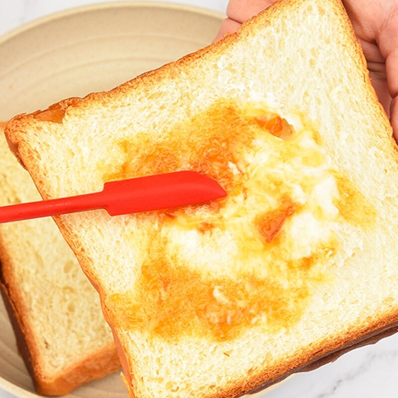 Heat Resistant Non-Stick Rubber Scraper Perfect for Jars Smoothies Blenders Utensils Durable Kitchen Cookwares for Jams