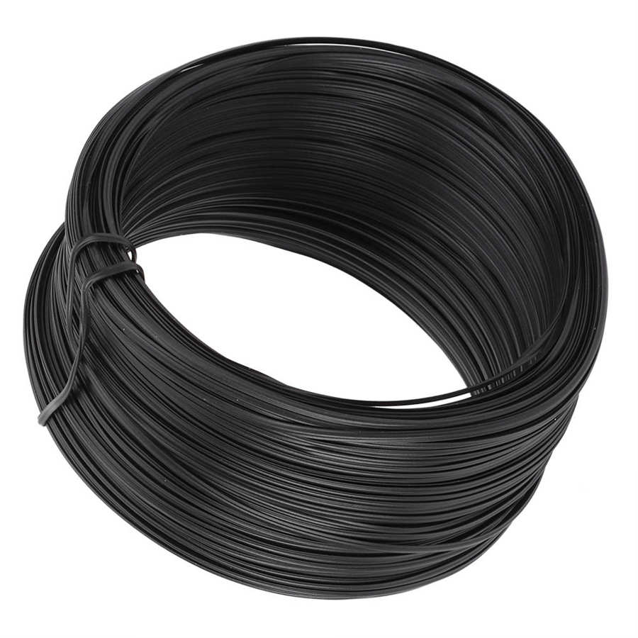 Galvanized Iron Wire Tie Plant Twist Ties Multifunctional Black Twist Wire Hand‑Made Grape Branch Ties 0.55mm 100meter