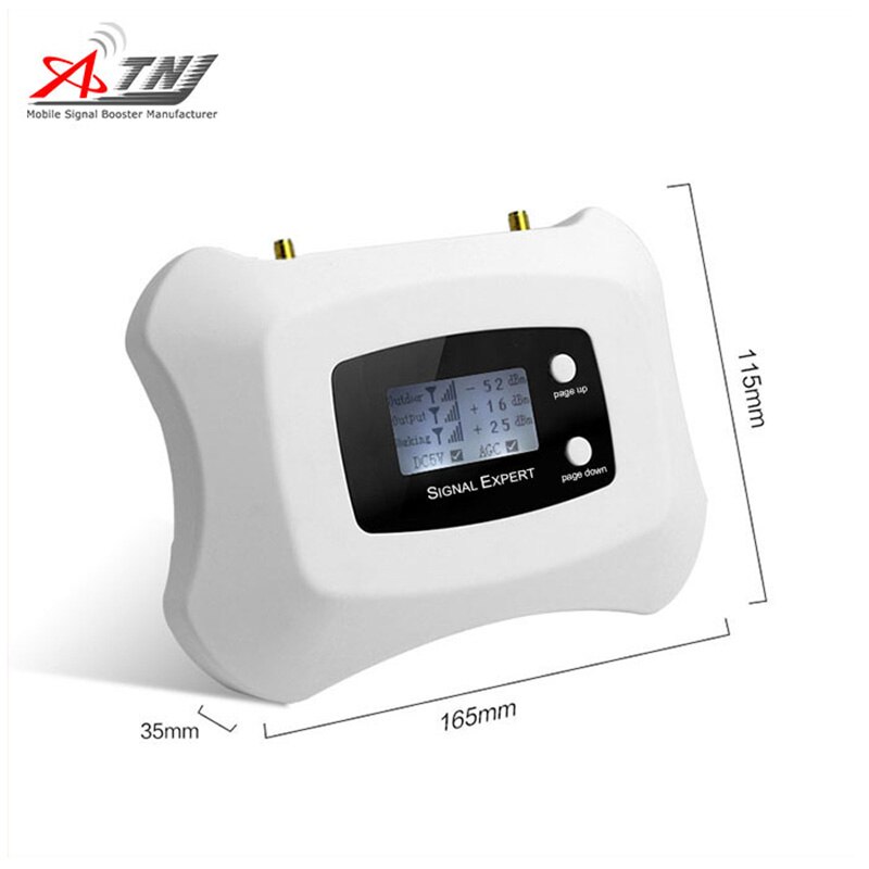 LTE 4G Smart Mini 800MHz Mobile Signal Booster Cell Phone Signal Repeater Cellular Signal Amplifier only Booster + Adapter