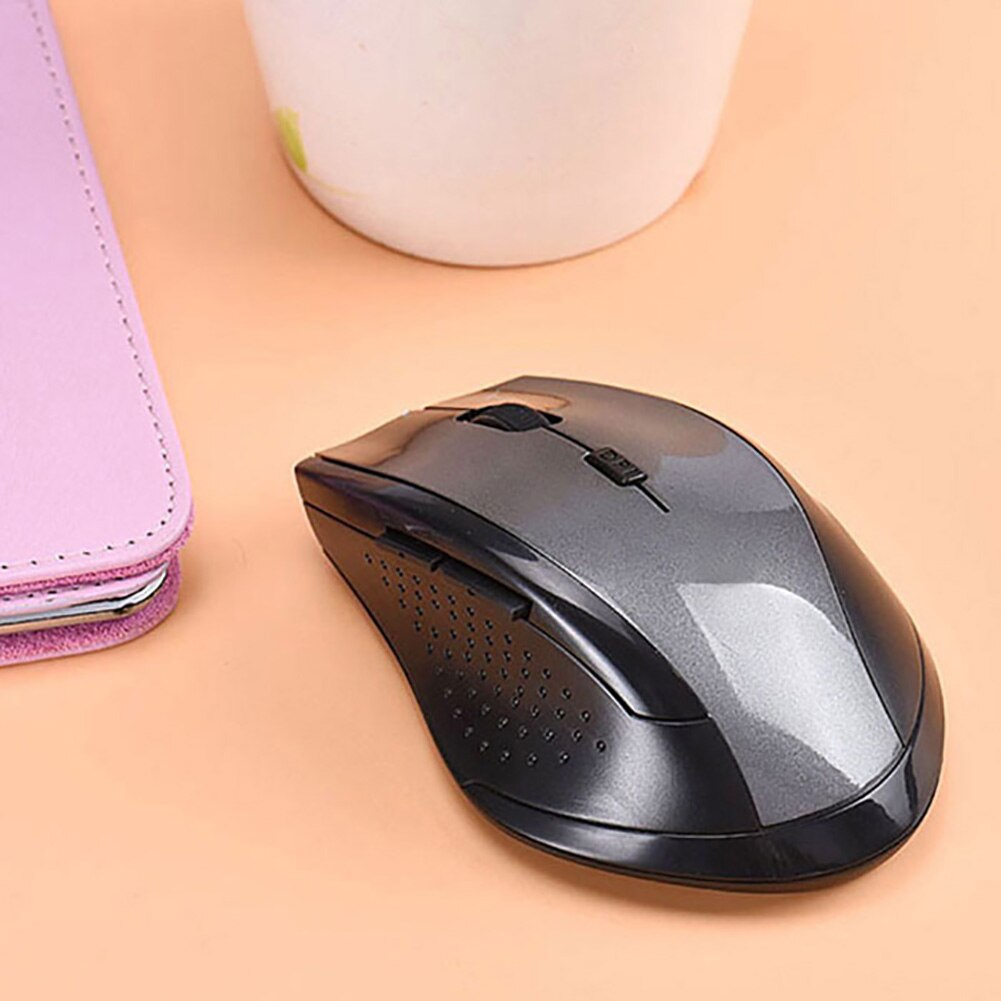 2.4Ghz USB Wireless Mouse 6 Keys 3200DPI Ergonomic Rechargeable Mouse Mice for Computer PC Laptop Mouse Silent Optical Mause