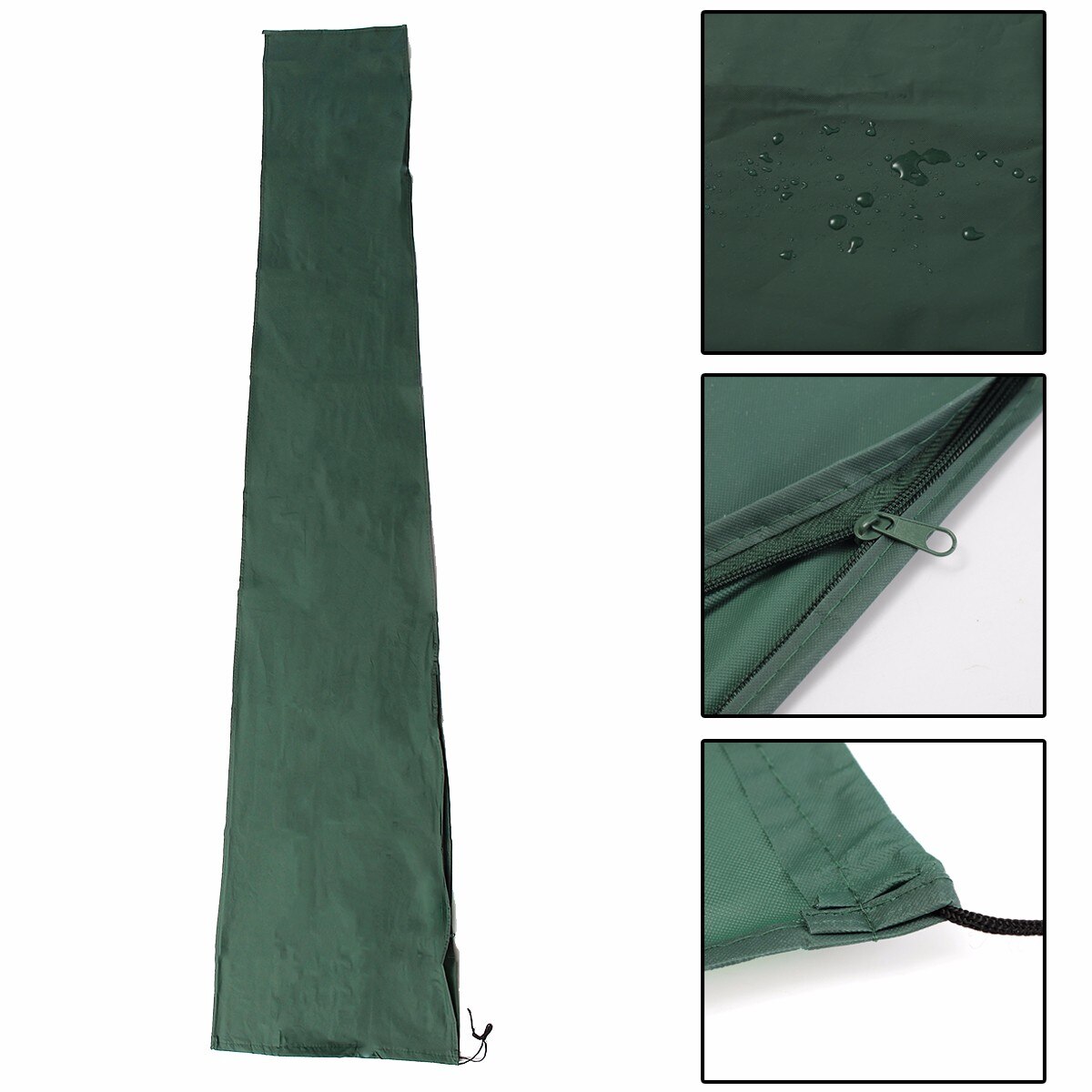 190X96Cm Outdoor Patio Paraplu Waterdichte Beschermhoes Met Rits Voor Tuin Cantilever Parasol Paraplu Cover
