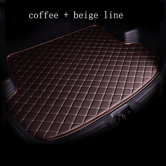 Kalaisike brugerdefinerede bil måtte bagagerum til mazda alle model cx -5 cx-3 mx5 626 mazda 3 6 rx-7 rx-8 mx-5 biltilbehør custom cargo liner: Kaffe beige linje