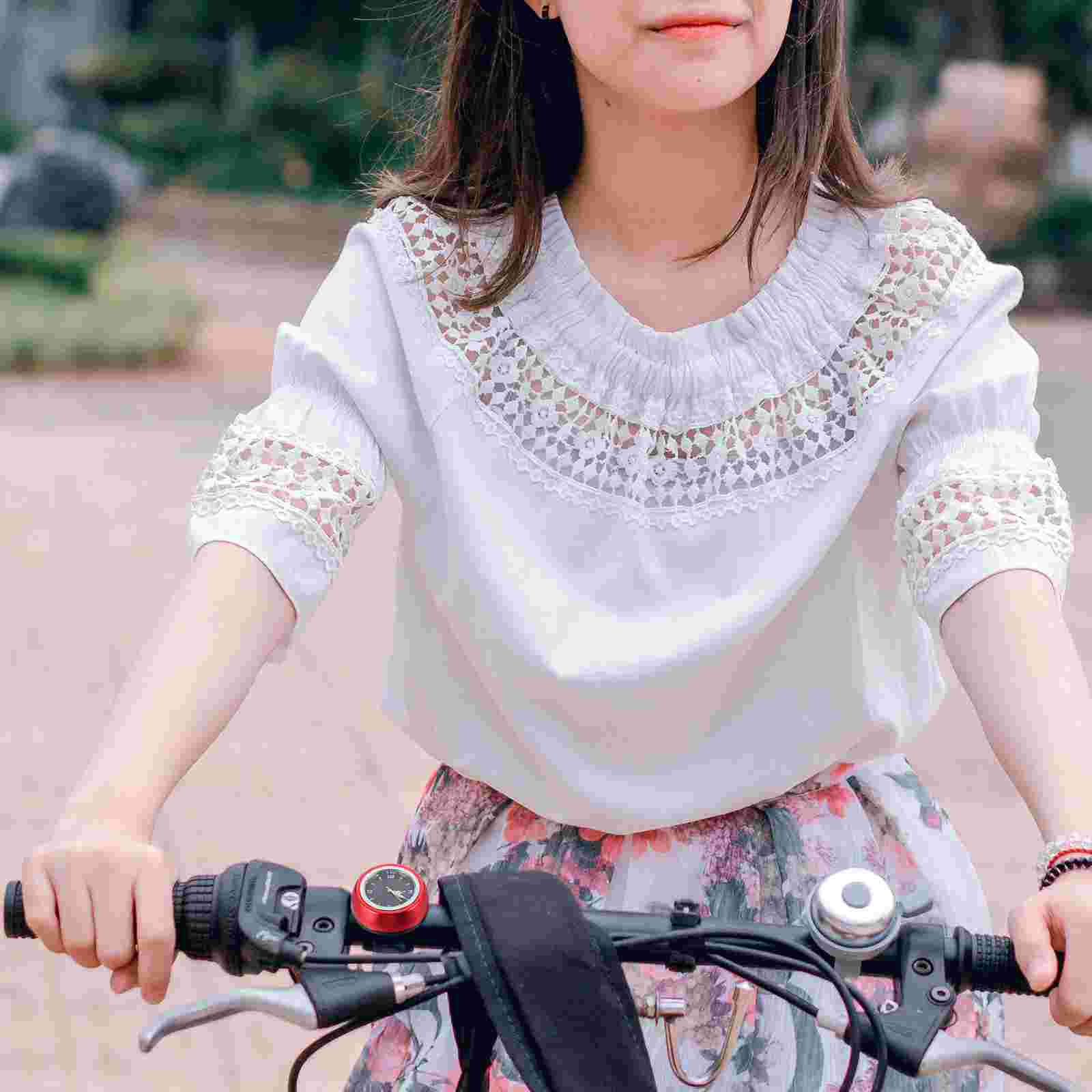 Bike Headset Stem Watch Road Bike Clock Cycling Head Parts Timepiece Bike Supply