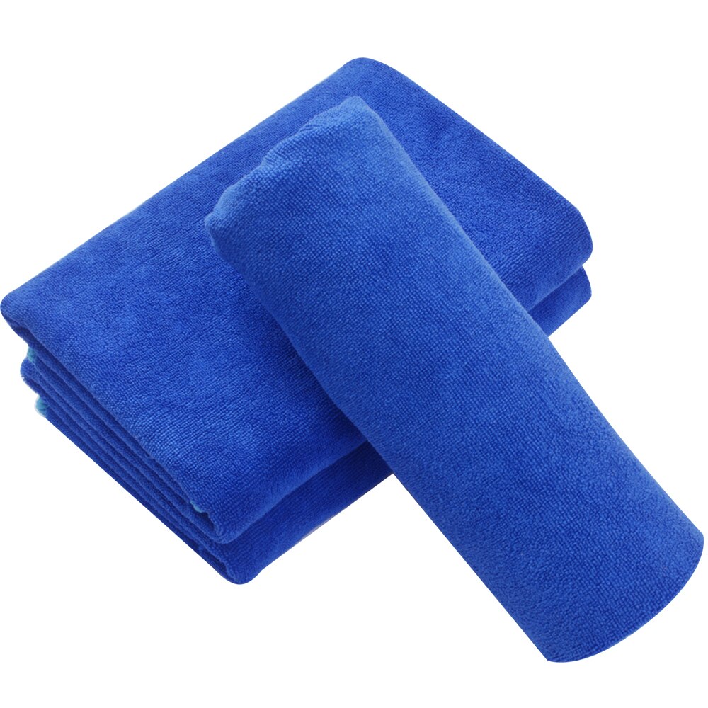 Letvægts absorberende mikrofiber sport gym håndklæde golf yoga sved håndklæder til voksne hotel fitness træning 14 inx 30in 3 pakke: Mørkeblå