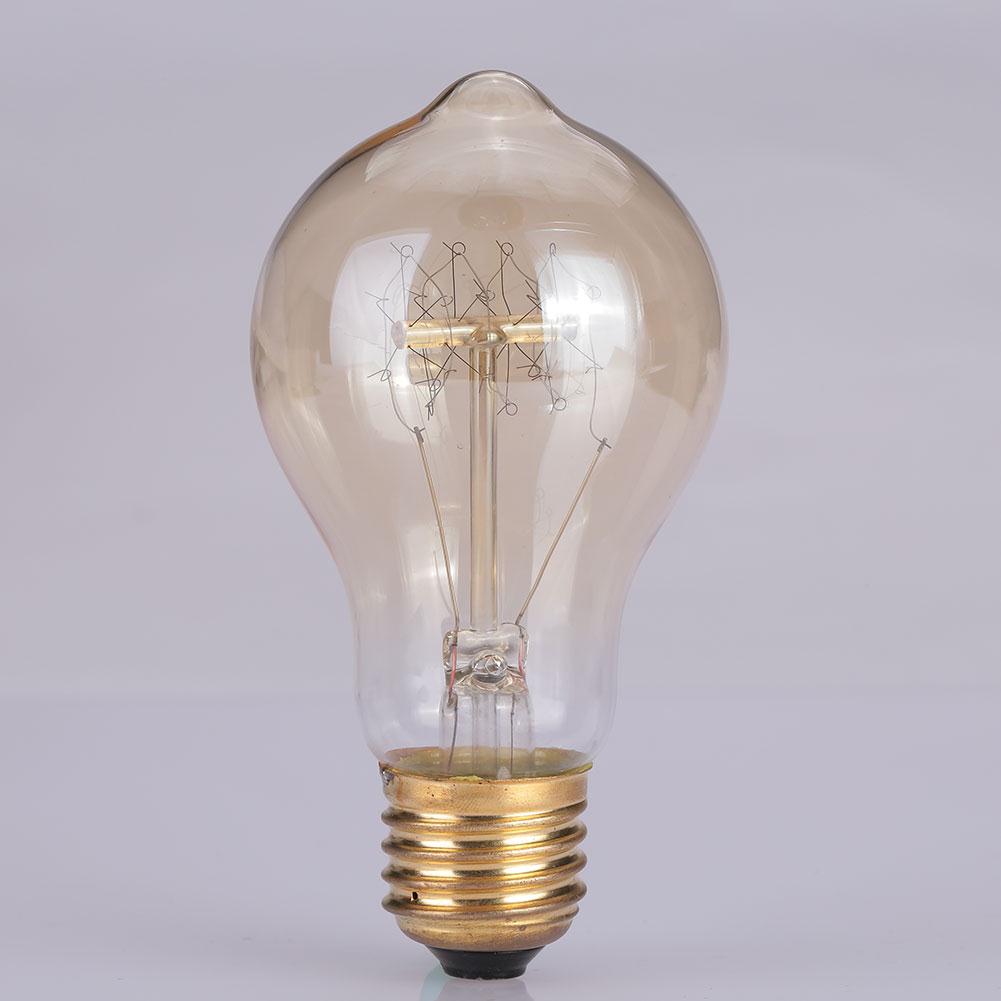 Dimmable Vintage A19 Edison Incandescent Bulb Filament Lamp Light 40W Household