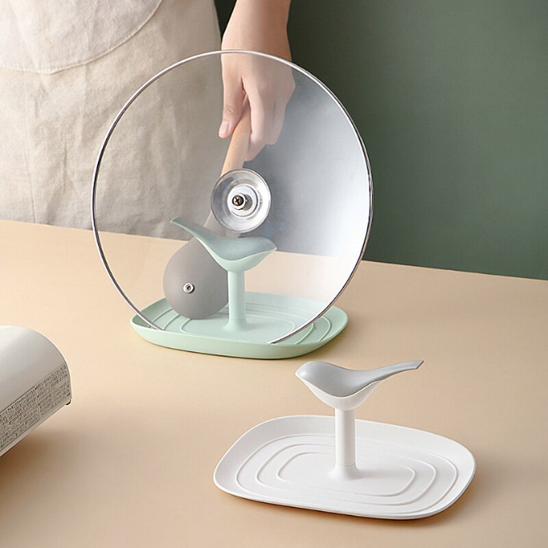 Keuken Organisator Pot Deksel Rack Roestvrij Stalen Lepel Spatel Rack Holder Pot Deksel Plank Rack Pan Cover Stand Keuken Accessoires