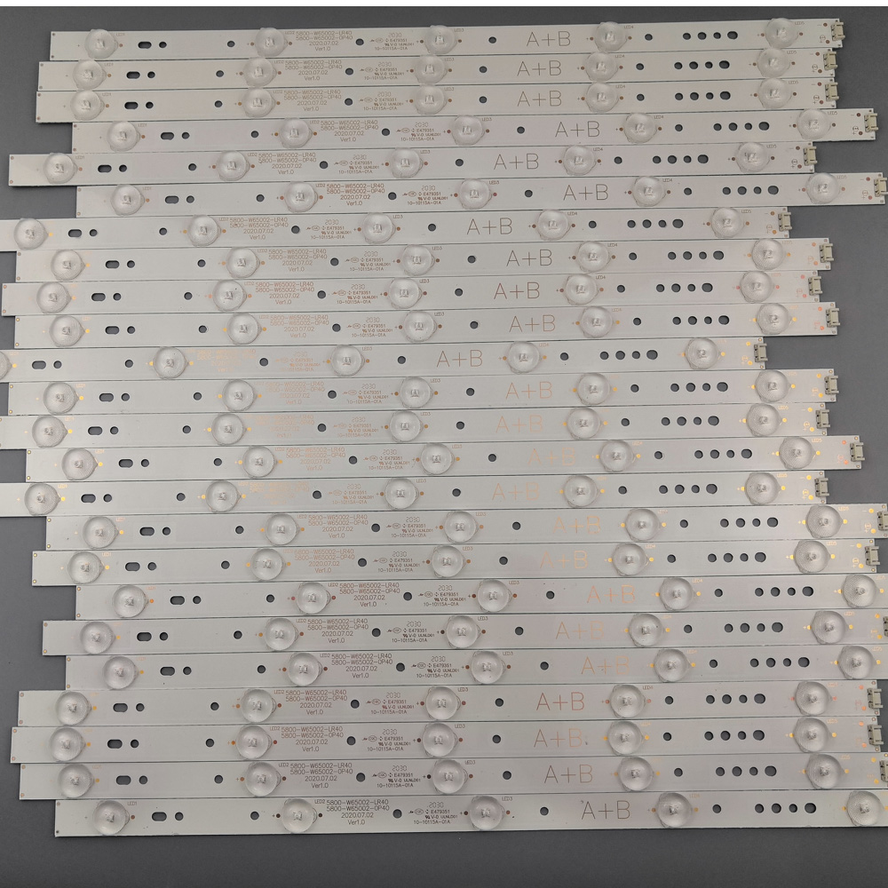 LED Backlight strip 5 lamp For LG 65&quot;TV 65UH5500 5835-W65002-LR40 5835-W65002-0P40 V650DJ4-QS5 65K2 65M6E LR10 0P10