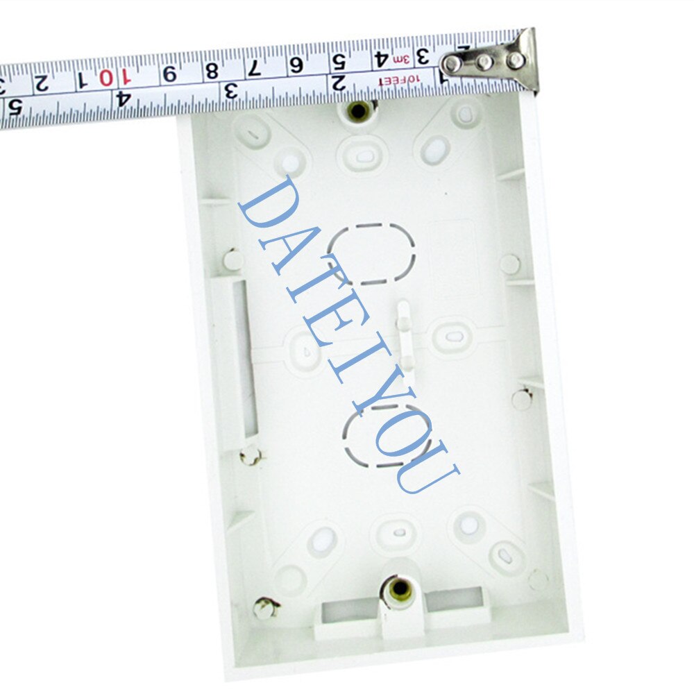 Bottom box, external mounting box is 146*86mm standard wall switch plastic socket box outer wall junction box
