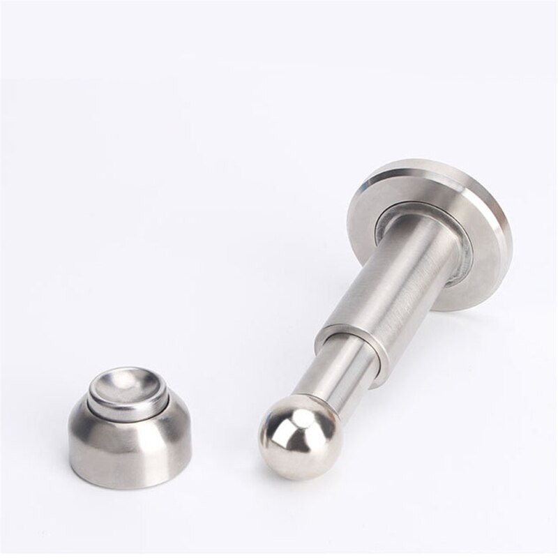 Heavy Duty Stainless Steel Magnetic Door Stopper Hidden Door Holders Catch Floor X4YD